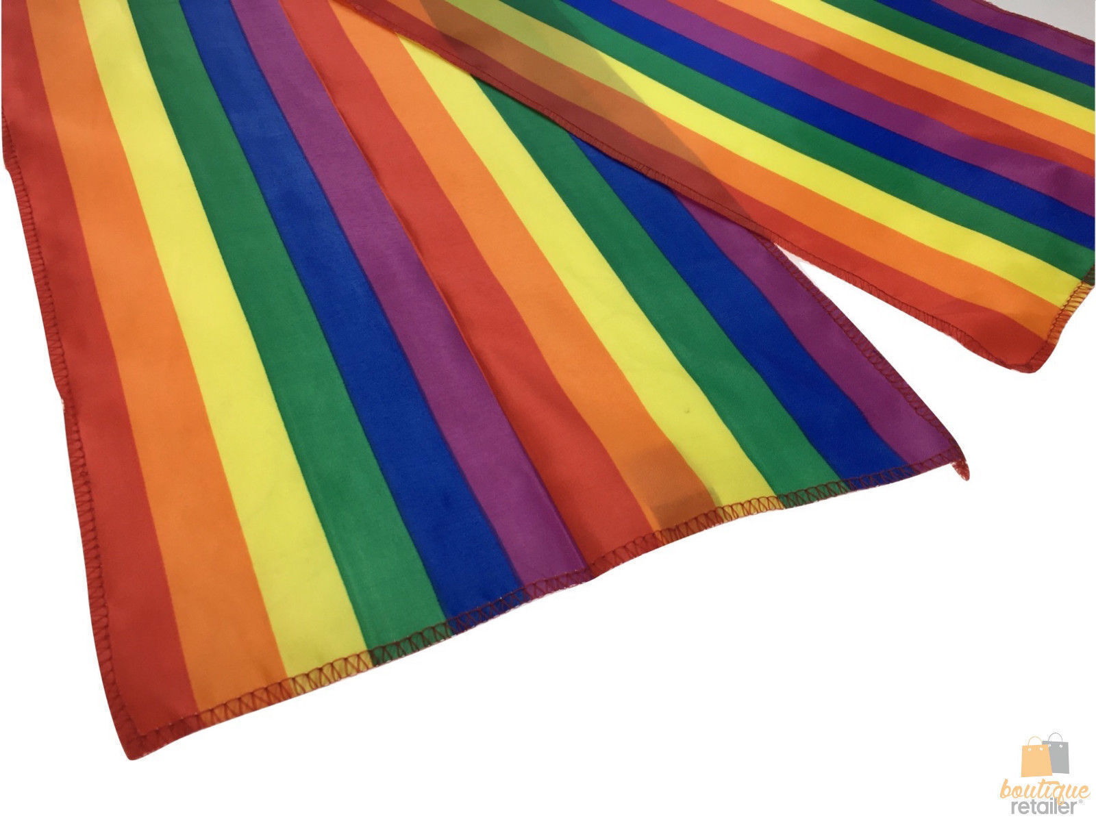 GAY PRIDE RAINBOW SCARF Wrap Holiday Parade Gift Lesbian LGBT V563-12173