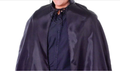 Black Adult Cape Costume Halloween Cloak Bandit Vampire Witch Wizard Fancy Dress V563-12176