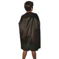 100cm MEDIUM CAPE Kids Childrens Party Costume Vampire Halloween Coat School Team - Black V563-12180-BLK