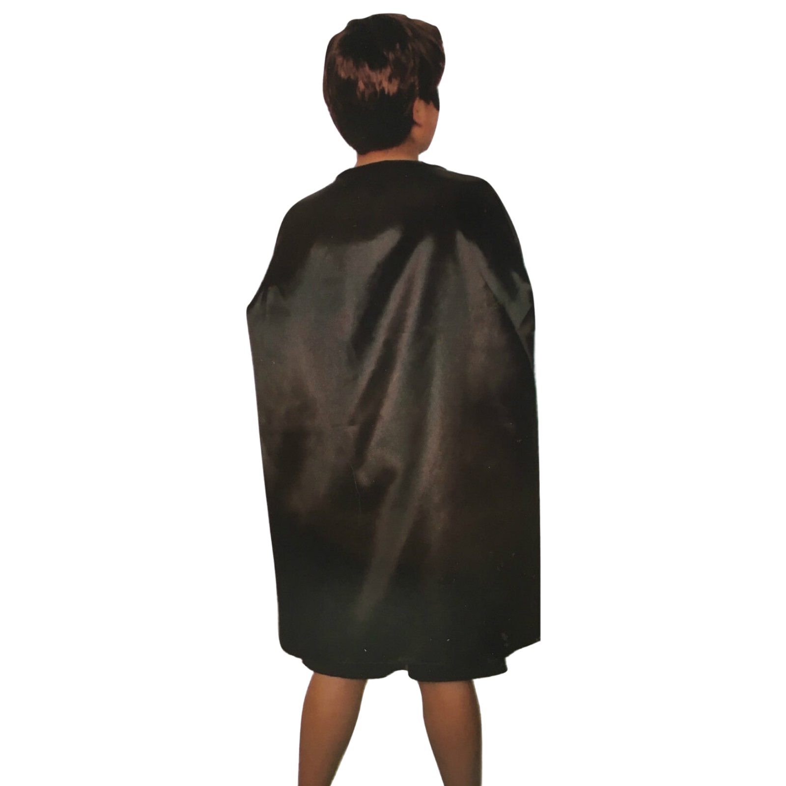100cm MEDIUM CAPE Kids Childrens Party Costume Vampire Halloween Coat School Team - Black V563-12180-BLK