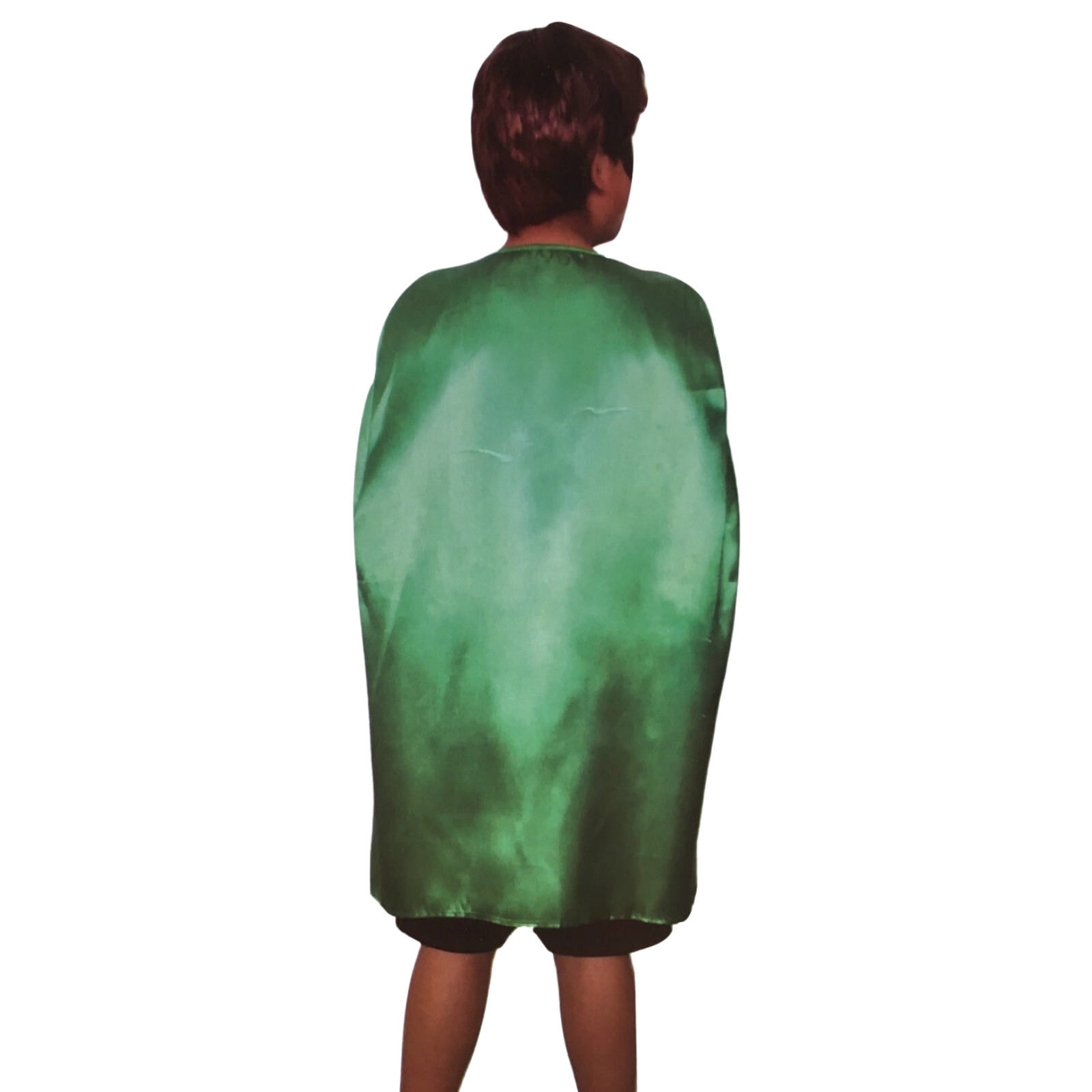 MEDIUM CAPE Kids Childrens Party Costume Vampire Halloween Coat School Team - Green V563-12180-GRN