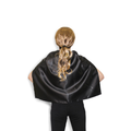 SHORT CAPE Kids Childrens Party Costume Vampire Coat School Team Colours - Black V563-12181-BLK