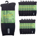 12 Pairs PREMIUM BAMBOO SOCKS Mens Heavy Duty Thick Work Socks Cushion BULK - Charcoal Grey - 6-11 V563-12BSOX-CHRCLGRY-SIZE6-11