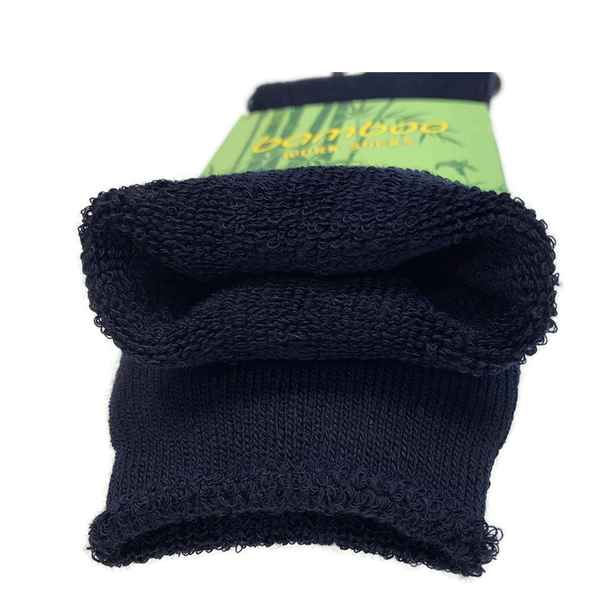 12 Pairs PREMIUM BAMBOO SOCKS Mens Heavy Duty Thick Work Socks Cushion BULK - Navy Blue - 6-11 V563-12BSOX-NVYBLU-SIZE6-11