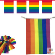 3.6m RAINBOW BUNTING FLAG Party Banner Birthday Market Stall Flags Decor Pride V563-13034-1PK