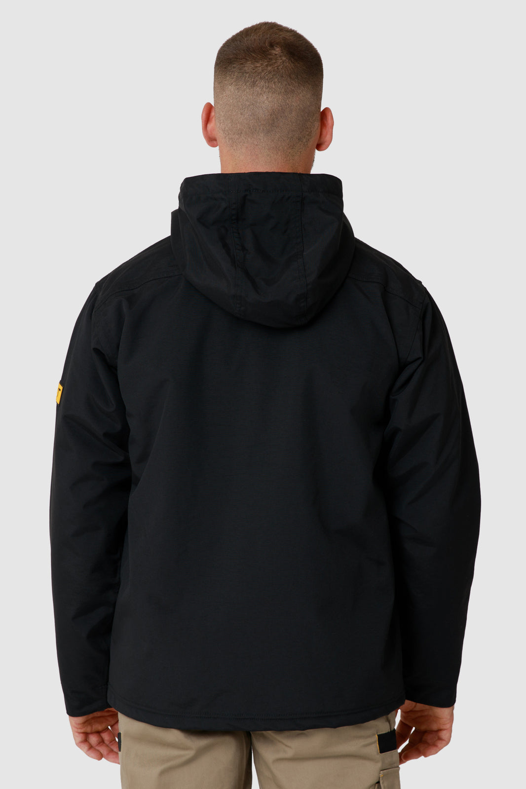 Caterpillar Mens Waterproof Zip Jacket w Hood Chinook CAT Winter Ski in Black - 3XL V563-1310017-016_BLK-3XL