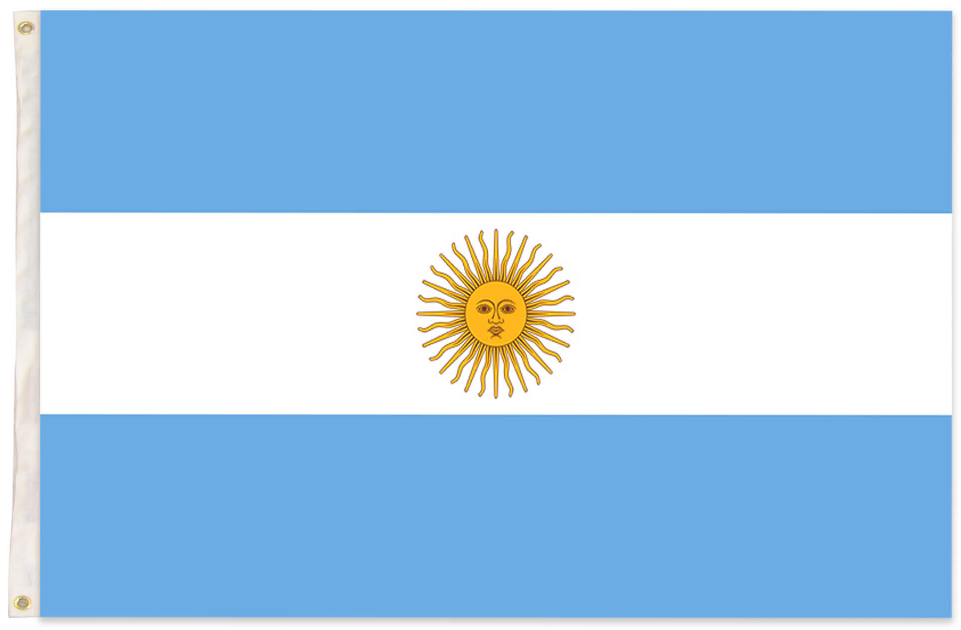 Argentina Country Flag Heavy Duty Argentine Argentinian - 150cm x 90cm V563-13236