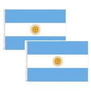 2x Argentina Country Flags Heavy Duty Argentine Argentinian - 150cm x 90cm V563-13236_2X