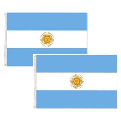 2x Argentina Country Flags Heavy Duty Argentine Argentinian - 150cm x 90cm V563-13236_2X