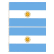2x Argentina Country Flags Heavy Duty Argentine Argentinian - 150cm x 90cm V563-13236_2X