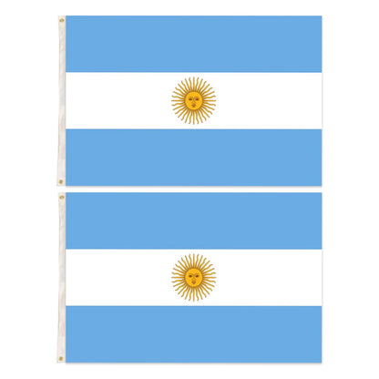 2x Argentina Country Flags Heavy Duty Argentine Argentinian - 150cm x 90cm V563-13236_2X