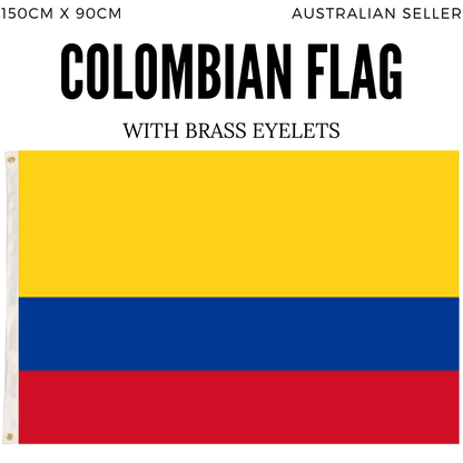 Republica de Colombia Country Flag Heavy Duty Colombian - 150cm x 90cm V563-13243