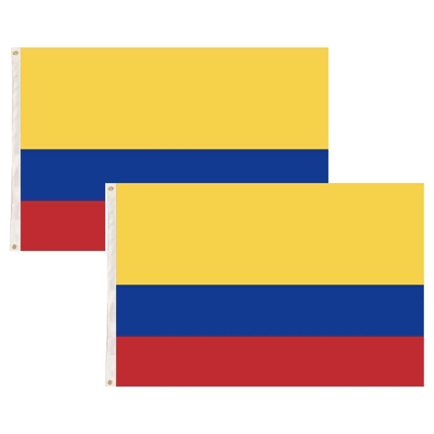 2x Republica de Colombia Country Flags Heavy Duty Colombian - 150cm x 90cm V563-13243_2X