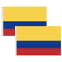 2x Republica de Colombia Country Flags Heavy Duty Colombian - 150cm x 90cm V563-13243_2X