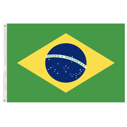 Brazil Country Flag Heavy Duty Brasil World Cup Brazilian - 150cm x 90cm V563-13244