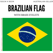 Brazil Country Flag Heavy Duty Brasil World Cup Brazilian - 150cm x 90cm V563-13244