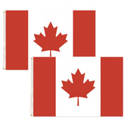 2x Canada Country Flags Heavy Duty Canadian Maple Leaf - 150cm x 90cm V563-13245_2X