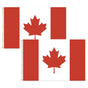 2x Canada Country Flags Heavy Duty Canadian Maple Leaf - 150cm x 90cm V563-13245_2X