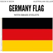 Germany Country Flag Deutschland Heavy Duty DE German - 150cm x 90cm V563-13246