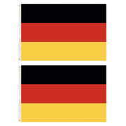 2x Germany Country Flags Deutschland Heavy Duty DE German - 150cm x 90cm V563-13246_2X