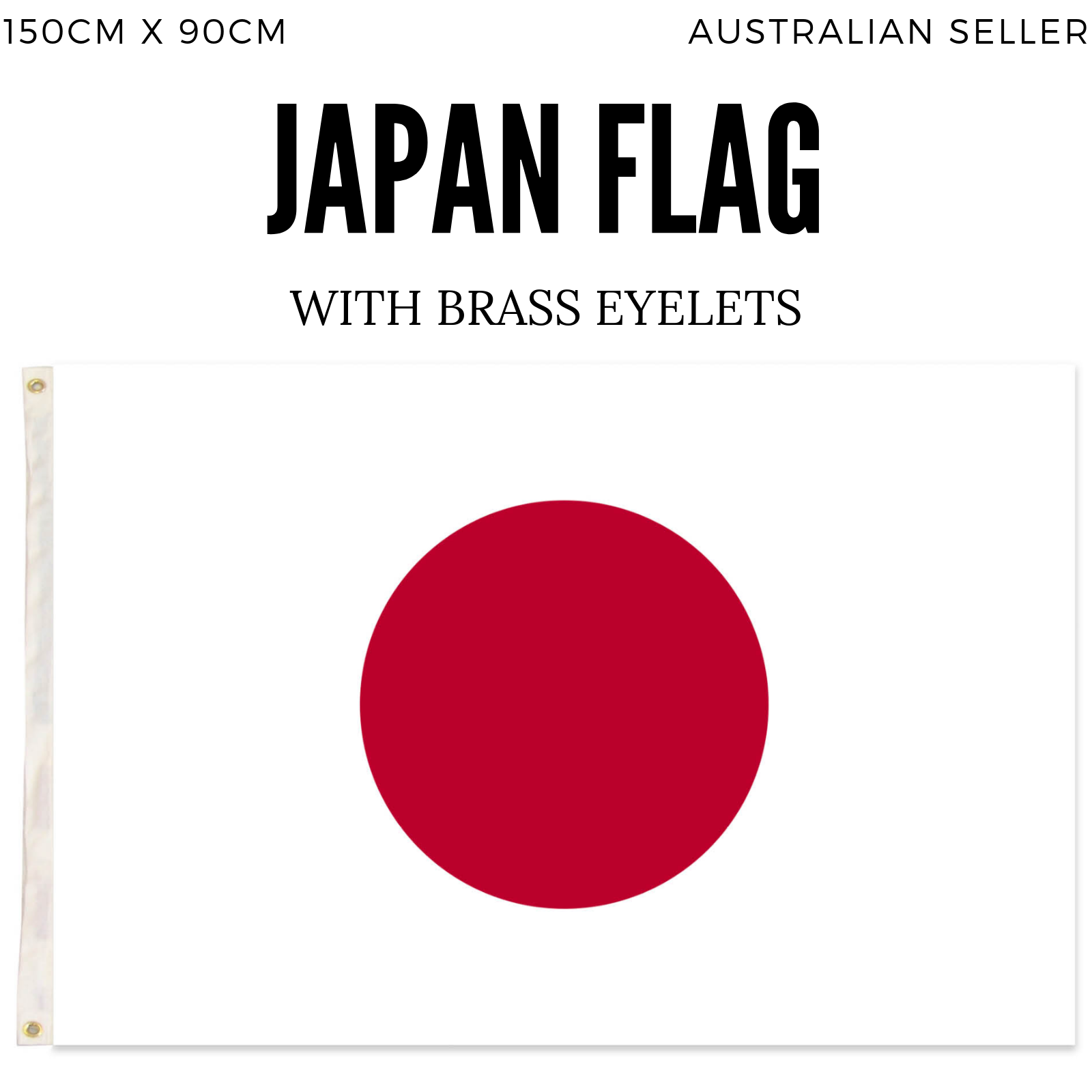 Japan Country Flag Japanese Heavy Duty - 150cm x 90cm V563-13247