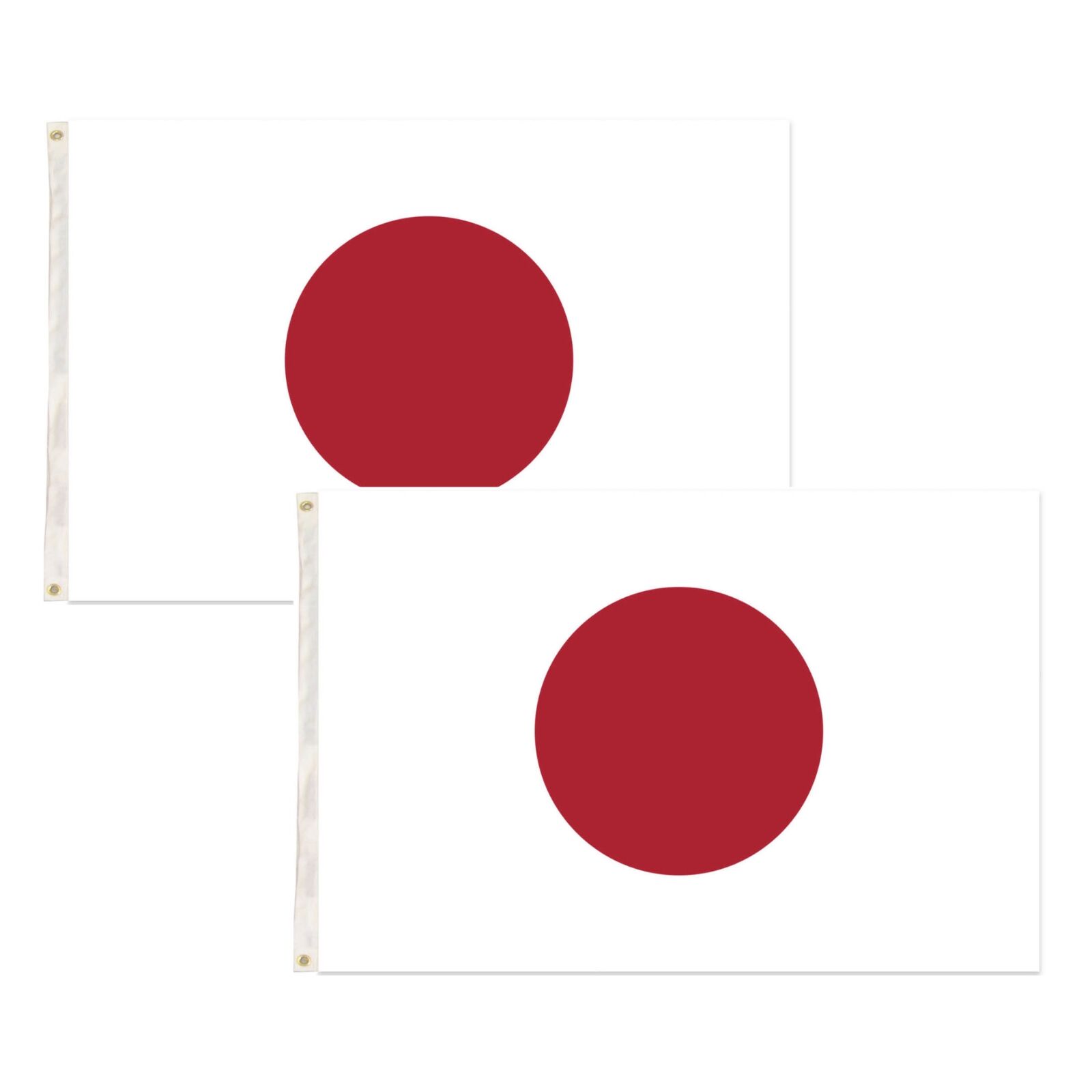 2x Japan Country Flags Japanese Heavy Duty - 150cm x 90cm V563-13247_2X