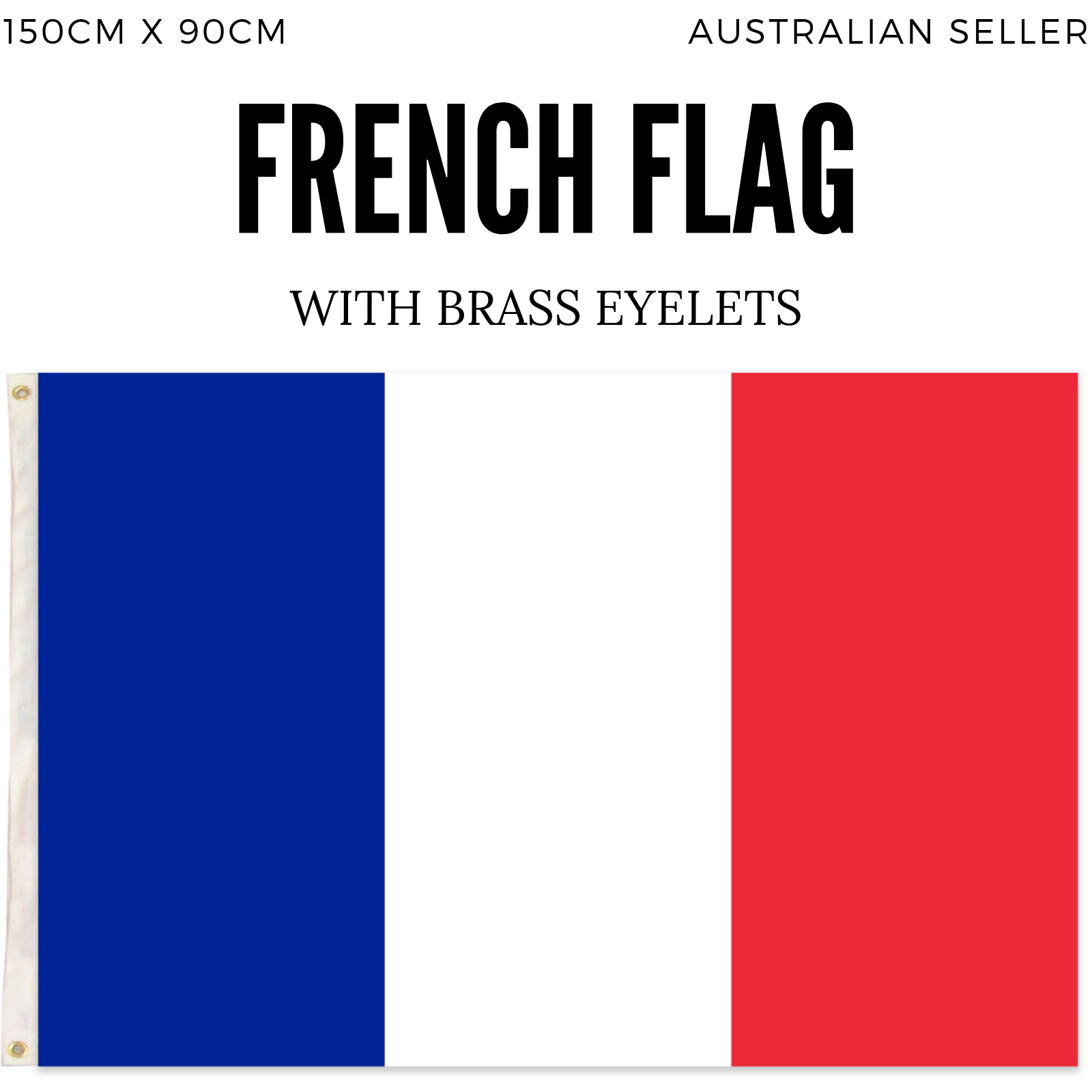 France Country Flag French Heavy Duty - 150cm x 90cm V563-13248