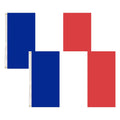 2x France Country Flags French Heavy Duty - 150cm x 90cm V563-13248_2X