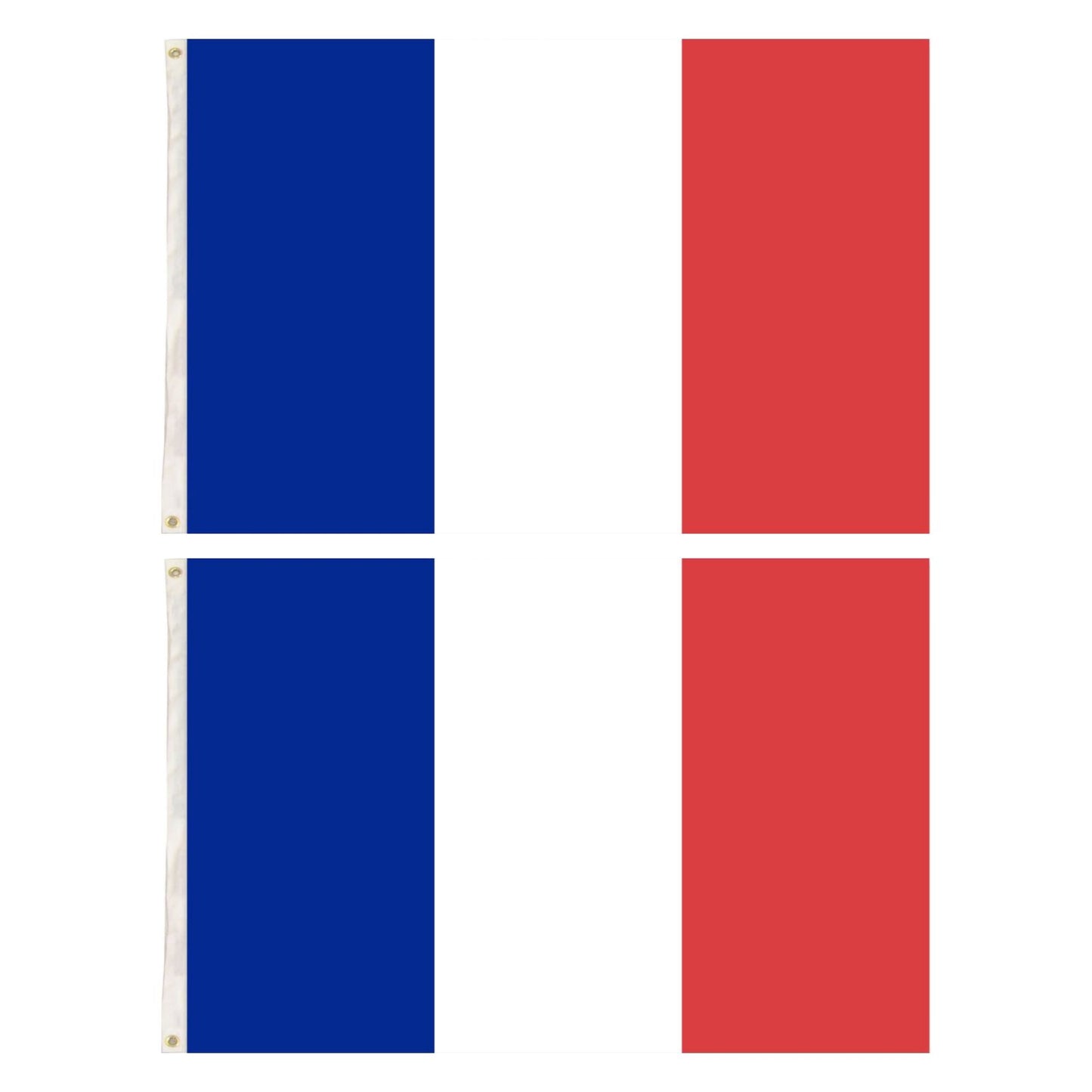 2x France Country Flags French Heavy Duty - 150cm x 90cm V563-13248_2X