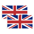 2x United Kingdom Country Flags Union Jack Great Britain UK Heavy Duty - 150cm x 90cm V563-13249_2X