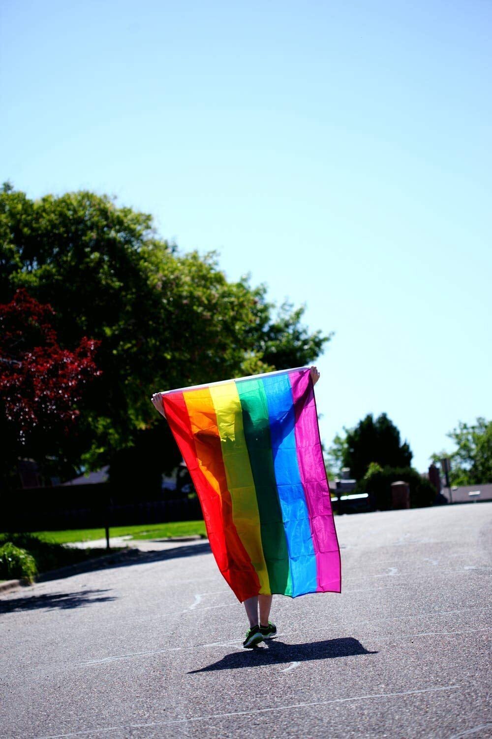 3x DELUXE RAINBOW GAY PRIDE FLAG Banner 150x90cm 3x5ft w Metal Eyelets BULK V563-13250-3PCS