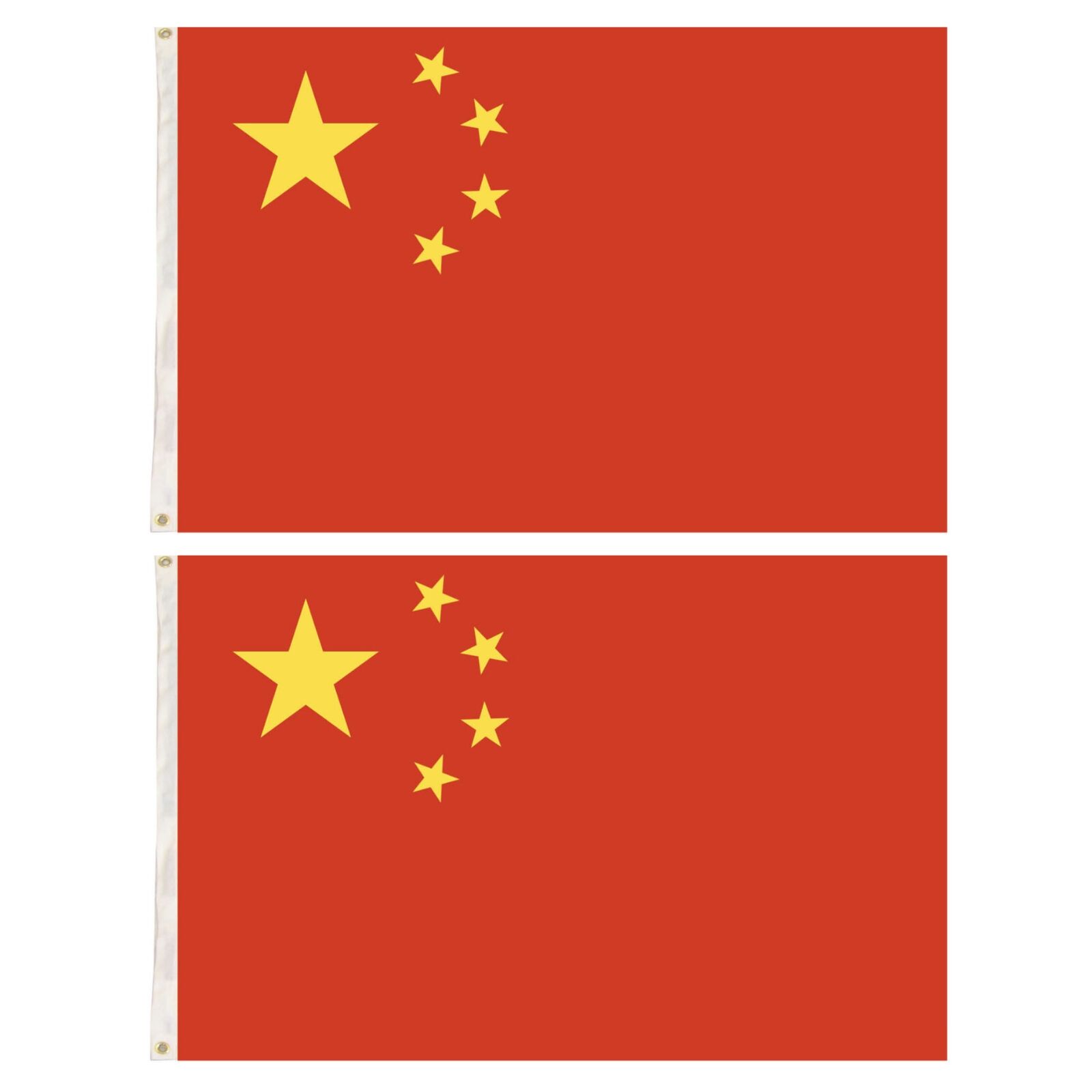 2x China Country Flags Chinese Heavy Duty CN - 150cm x 90cm V563-13254_2X