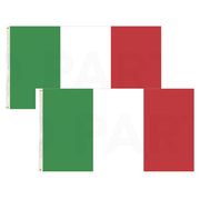 2x Italy Country Flags Italian Heavy Duty - 150cm x 90cm V563-13255_2X
