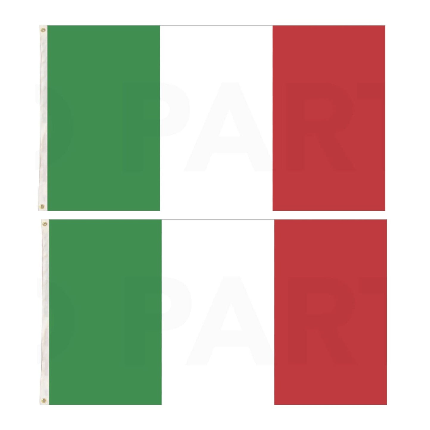 2x Italy Country Flags Italian Heavy Duty - 150cm x 90cm V563-13255_2X