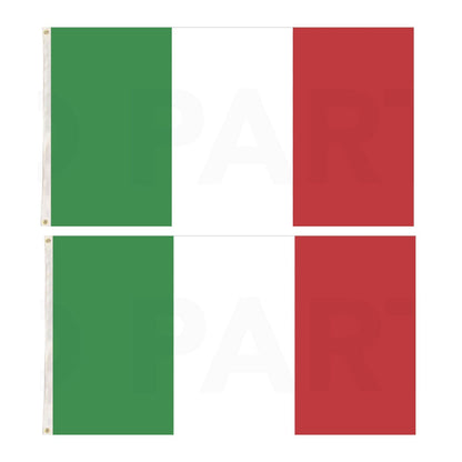 2x Italy Country Flags Italian Heavy Duty - 150cm x 90cm V563-13255_2X