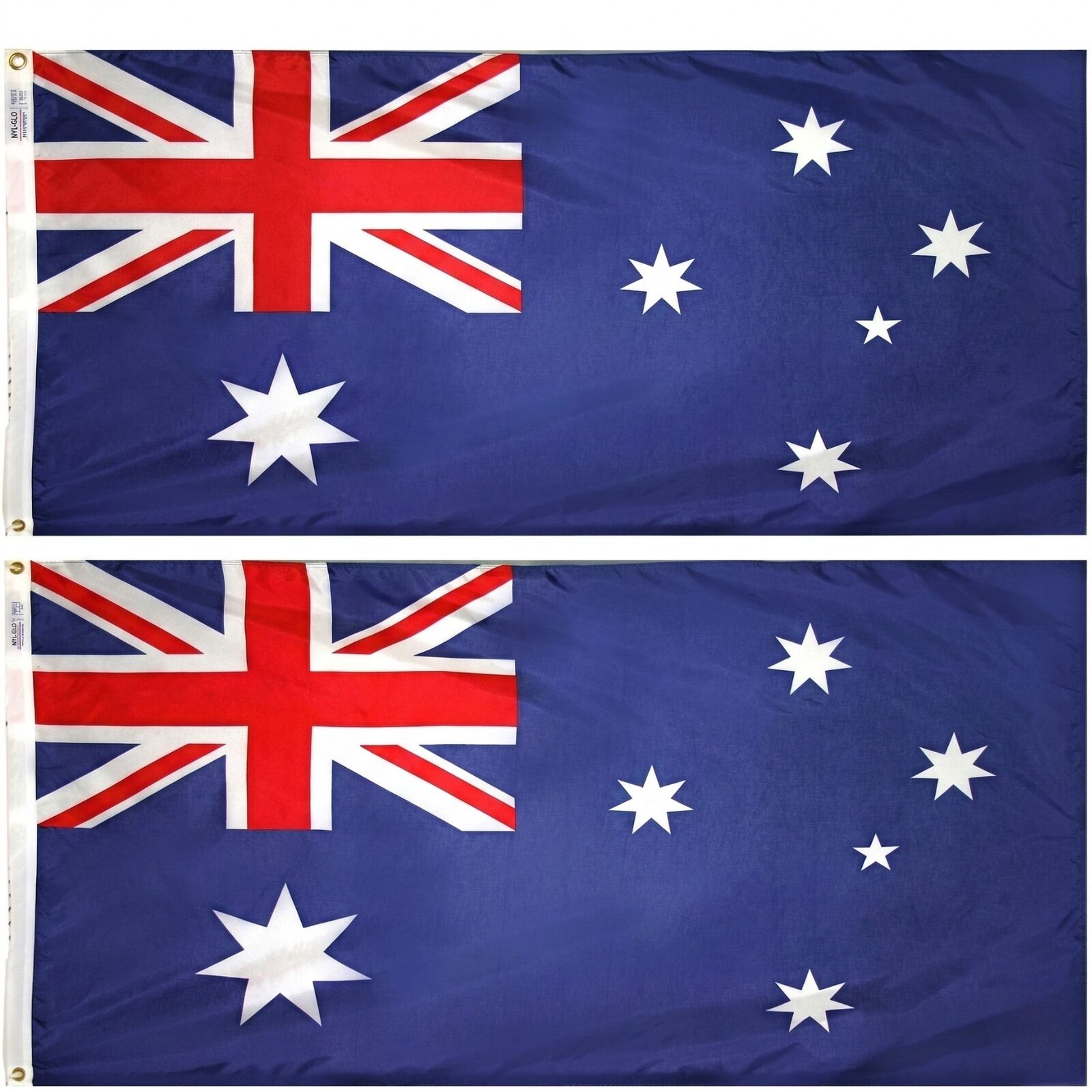 2x AUSTRALIA FLAG Aussie Australian Day Souvenir National 180cm x 90cm - Large V563-13257-2PCS