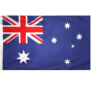 2x AUSTRALIA FLAG Aussie Australian Day Souvenir National 180cm x 90cm - Large V563-13257-2PCS