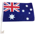 1x AUSTRALIA CAR FLAG with Window Clip Flags Australia Day 30cm x 45cm V563-13264-1PK