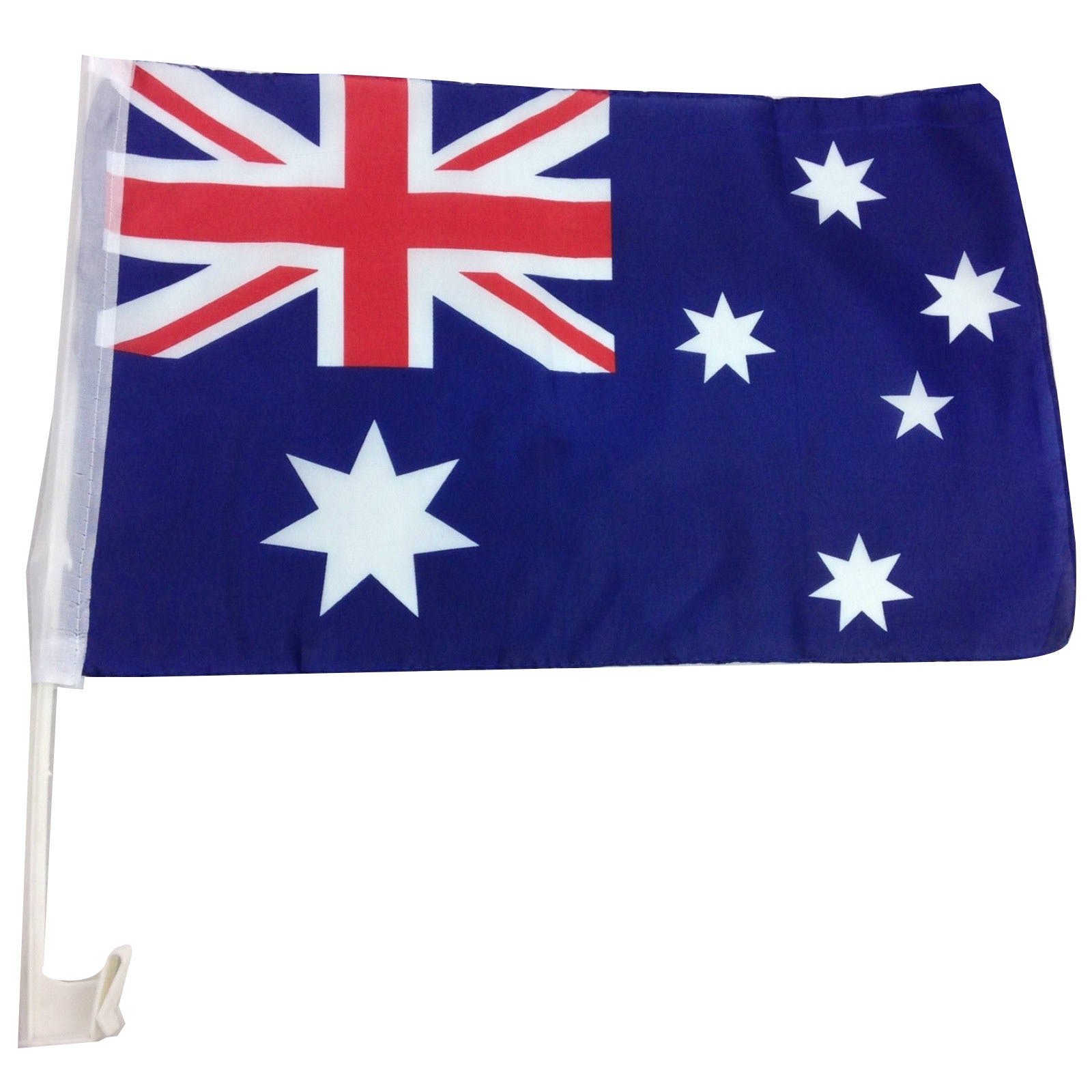 1x AUSTRALIA CAR FLAG with Window Clip Flags Australia Day 30cm x 45cm V563-13264-1PK