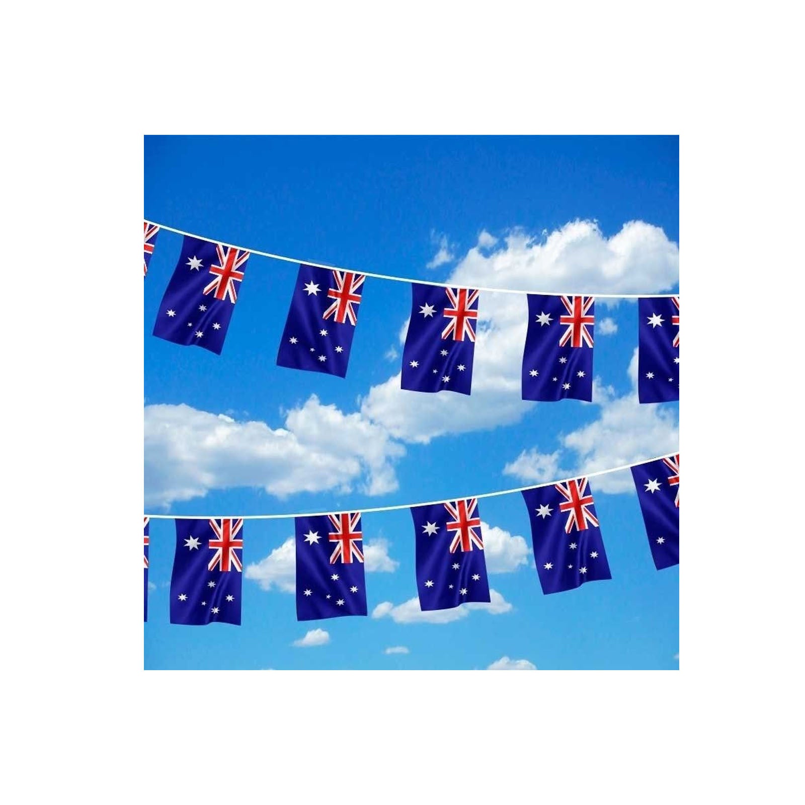 7m AUSTRALIA BUNTING FLAG Australian Day Colours Party Banner Flags Decor V563-13268-2PK