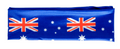 Australia Flag Headband Tennis Cricket Australia Day Aussie Costume in Blue V563-13271-BLUE