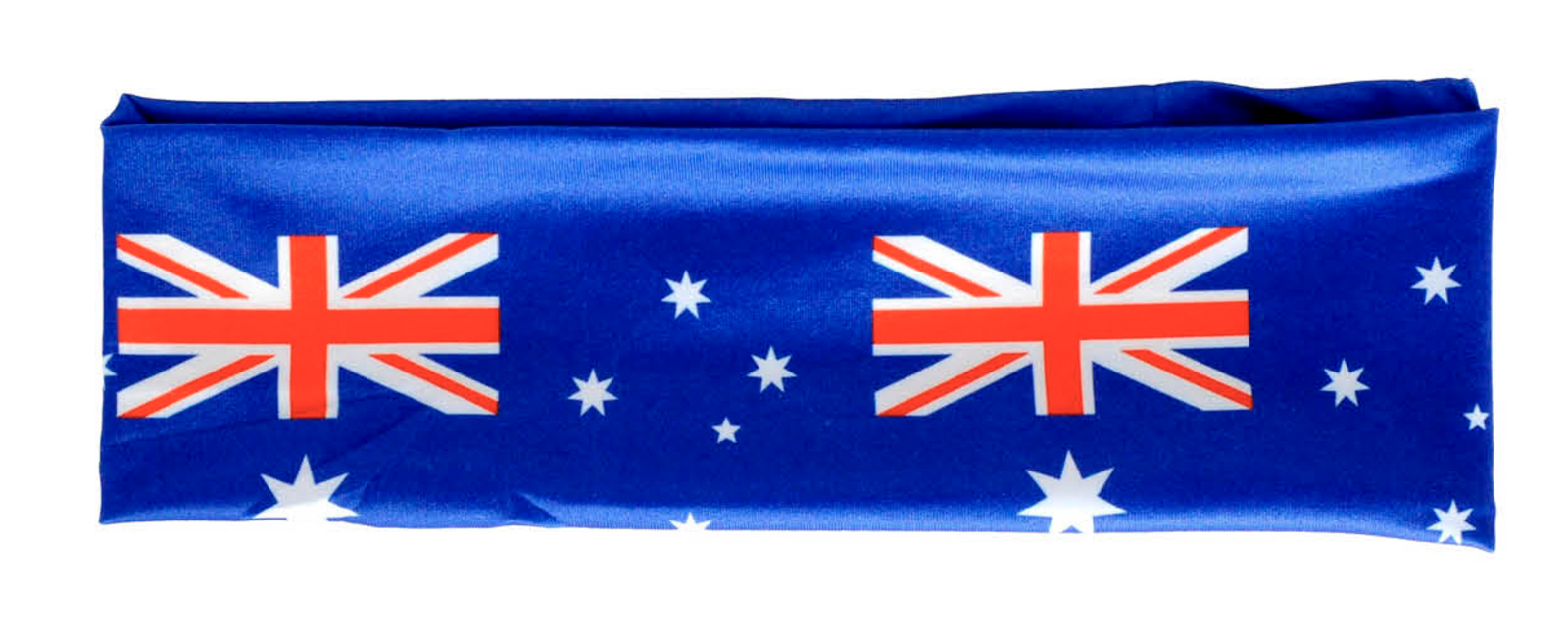 Australia Flag Headband Tennis Cricket Australia Day Aussie Costume in Blue V563-13271-BLUE