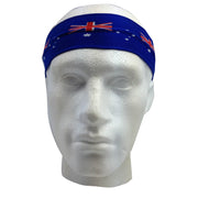 Australia Flag Headband Tennis Cricket Australia Day Aussie Costume in Blue V563-13271-BLUE