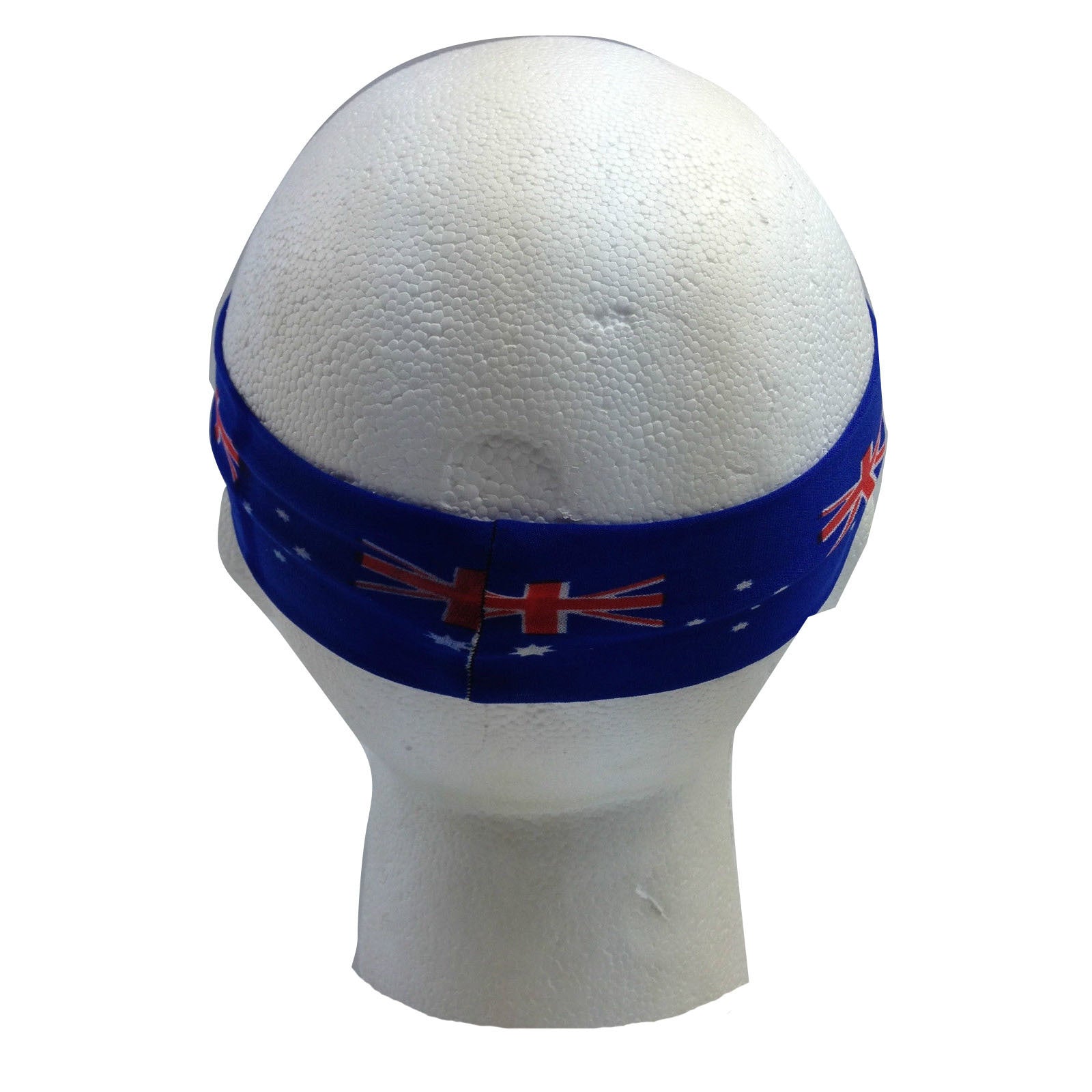 Australia Flag Headband Tennis Cricket Australia Day Aussie Costume in Blue V563-13271-BLUE
