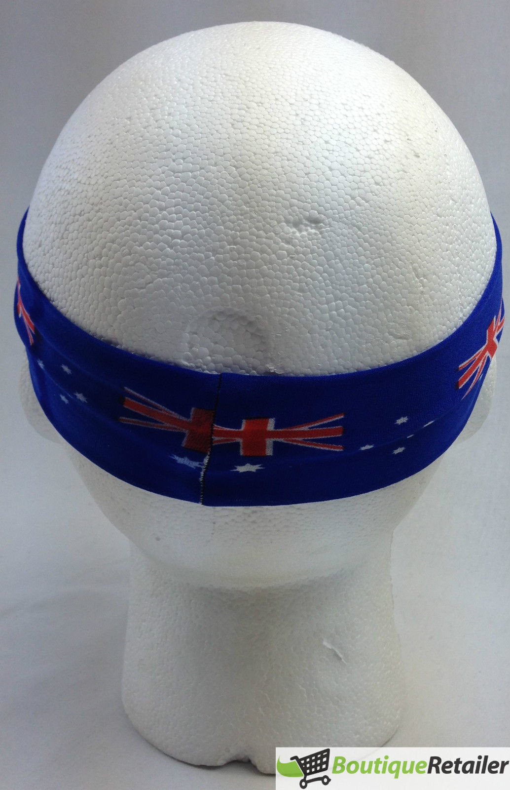 Australia Flag Headband Tennis Cricket Australia Day Aussie Costume in Blue V563-13271-BLUE