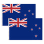 2x New Zealand Country Flags Kiwi Heavy Duty Outdoor Maori - 150cm x 90cm V563-13276_2X