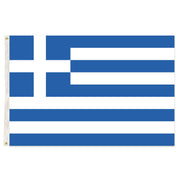 Greece Country Flag Greek Heavy Duty National Olympics Europe - 150cm x 90cm V563-13277