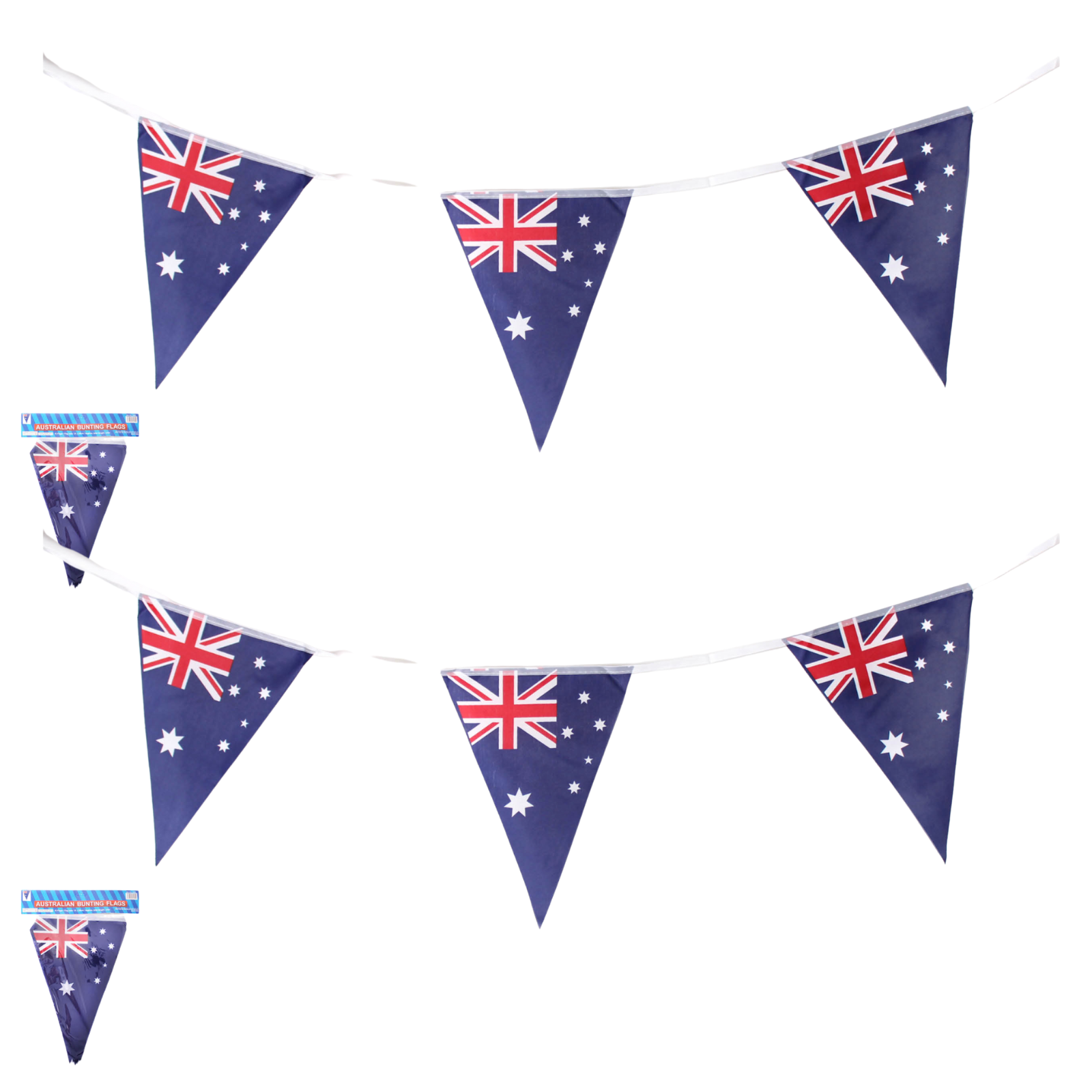 2x 3.6m AUSTRALIA BUNTING FLAG Australian Day Colours Party Banner Flags Decor V563-13279-2PK