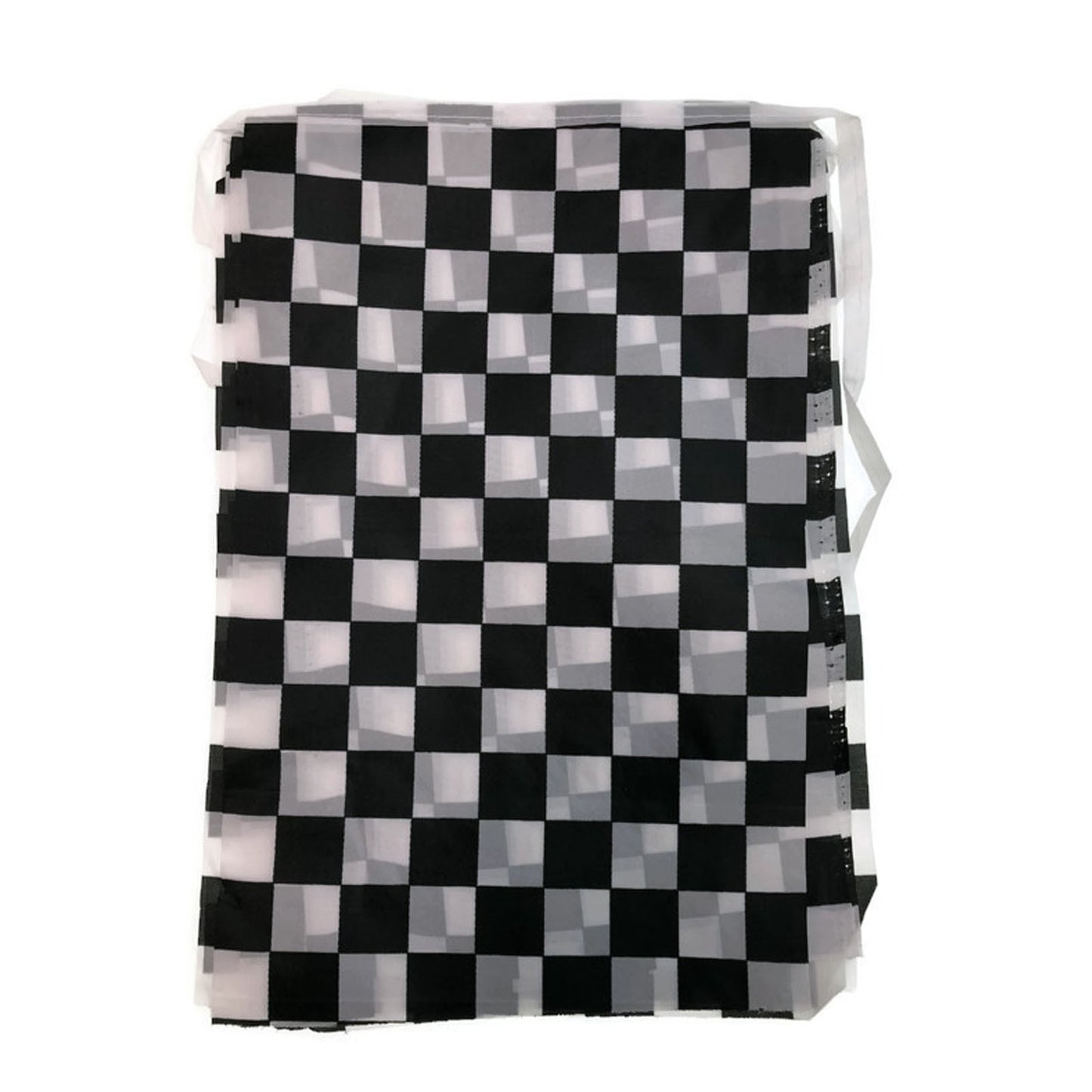 CHECKERED BUNTING FLAG Race Car Chequered Flag Banner Hanging Decoration Rectangular - 10.8 Metres V563-13281-3PK