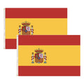 2x Spain Spanish Country Flags Heavy Duty Outdoor Espana - 150cm x 90cm V563-13284_2X